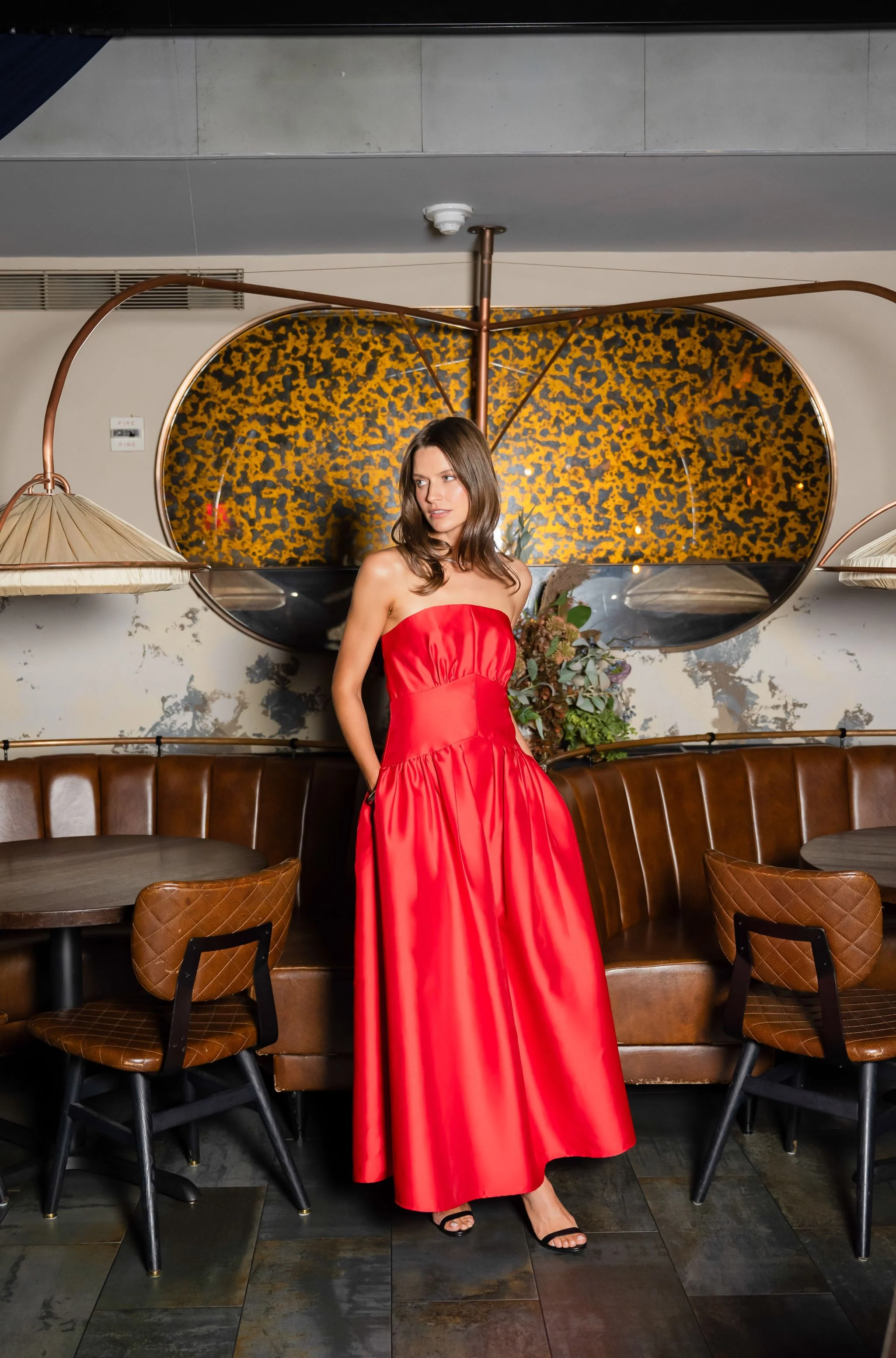 Midnight Posy Dress - Image 4